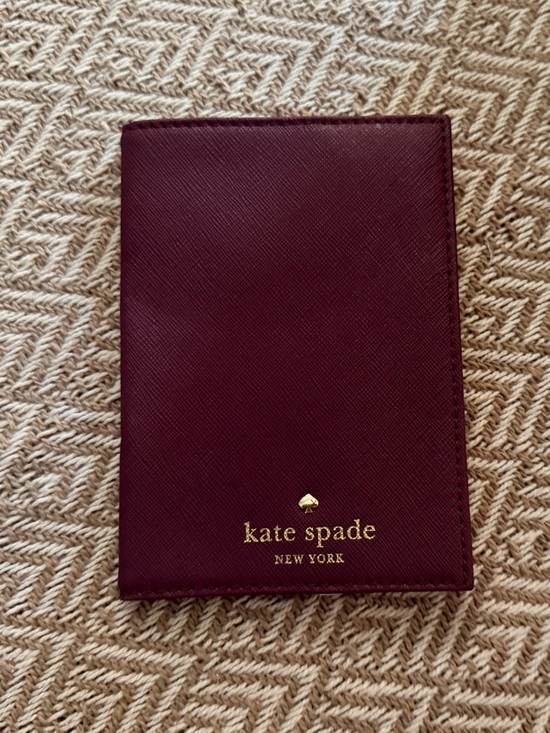 kate spade Handbags - Kate Spade Burgundy Cityscape Passport Holder